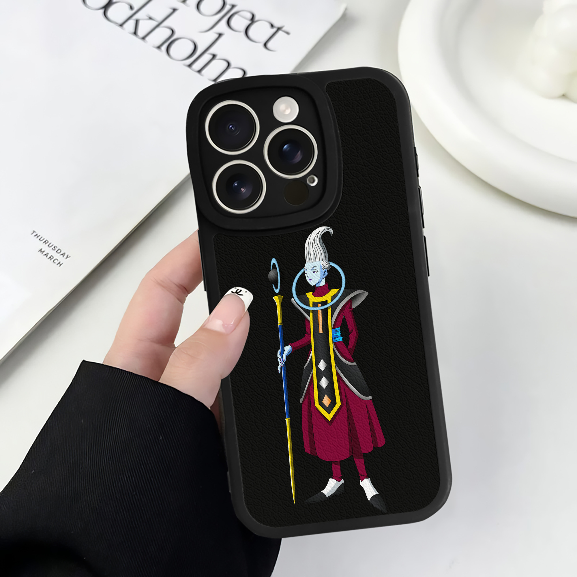（画像用） ドラゴンボール DRAGON BALL 【iPhone 16シリーズ対応】シリコンスマホケース（レザー調） 材質：シリコン